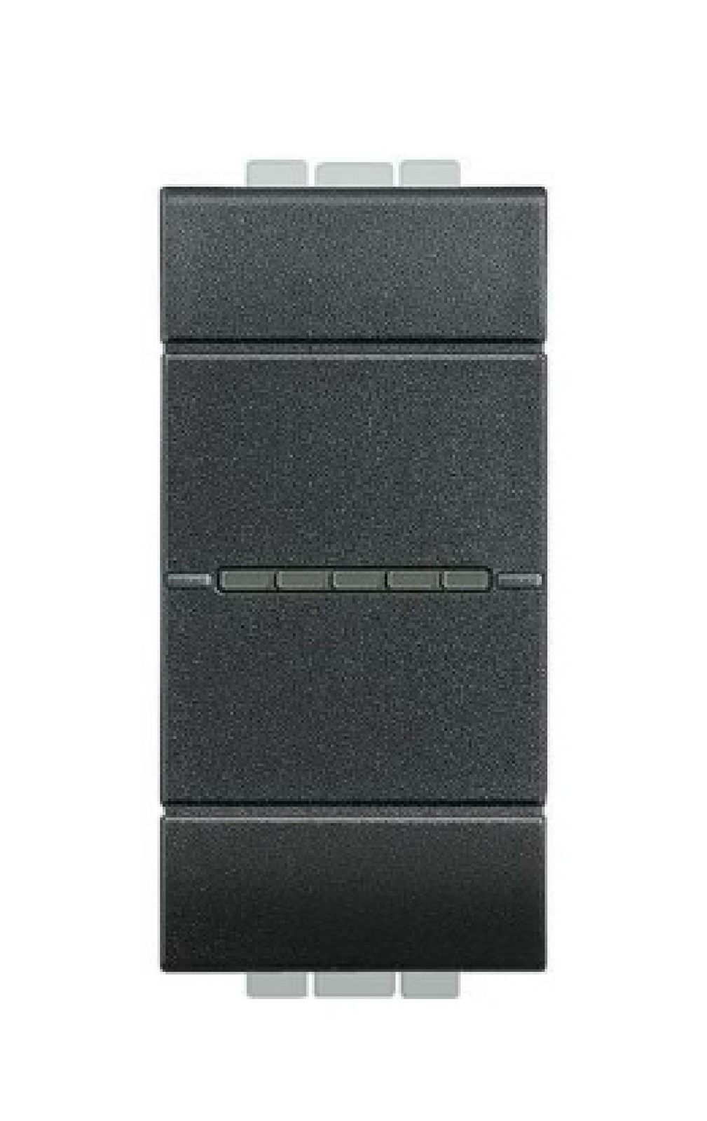 BTICINO LL - INTERRUTTORE PER SERIE CIVILI DEVIATORE AX 1P 10A 1M ANTRACITE ASSI
