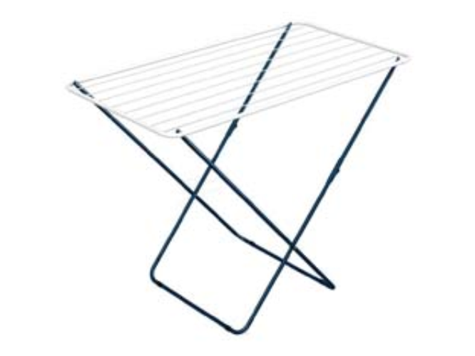 Stendibiancheria "plast" in acciaio plastificato mt.11 - cm.105x55x93h. Gimi