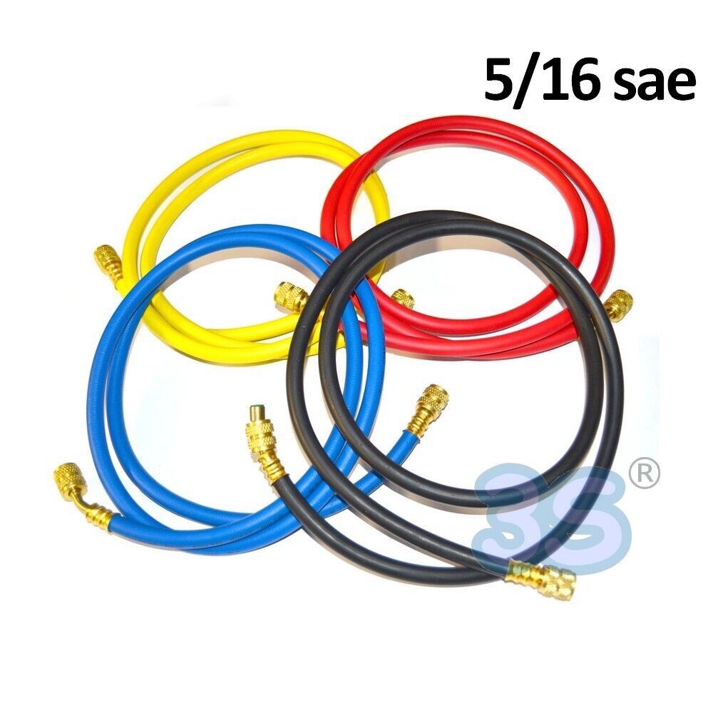 Kit 4 fruste tubi 5/16'' sae gas R410A R32 , lunghezza 150 cm