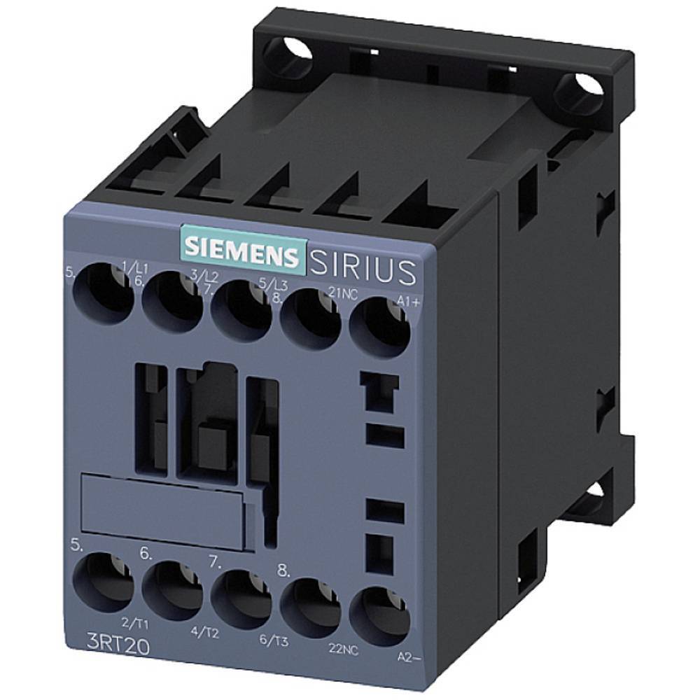 Siemens 3RT2016-1BB42 Contattore 3 NA 4 kW 24 V/DC 9 A con contatto ausiliario