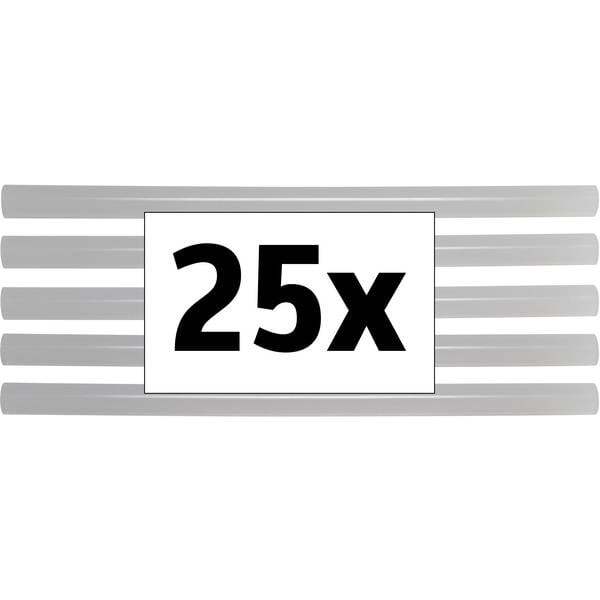 Stick colla a caldo toolcraft tc 11200x25t 11 mm 200 trasparente 25 pz
