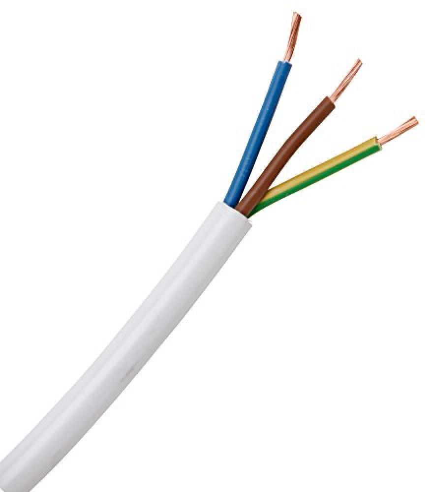 (TG. 5 m) Leitung H03 3x0,75 5m ws - NUOVO