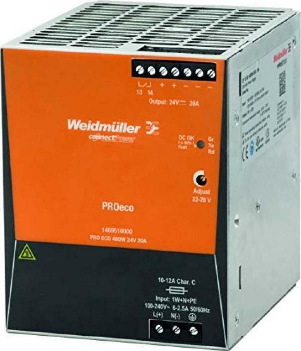 WEIDMULLER PRO ECO ALIMENTATORE CORRENTE  480W 24V 20A 1469510000