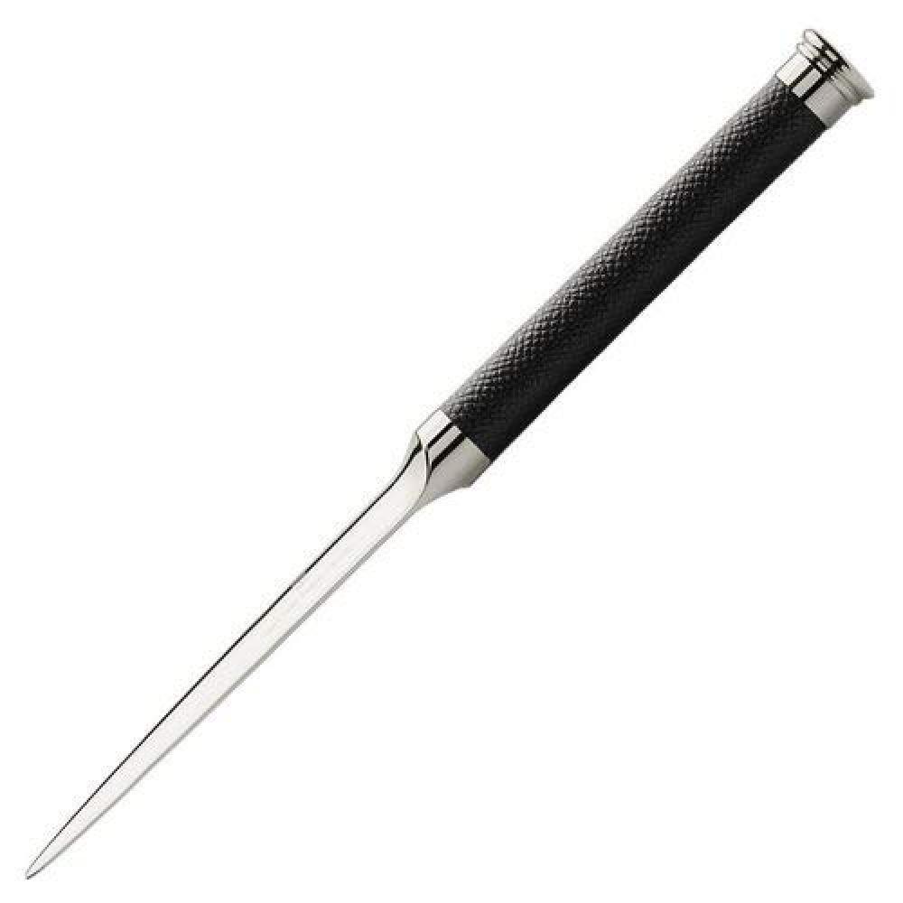 Faber-Castell - Tagliacarte Da Scrivania Graf Von Faber Castell, nero goffrato -
