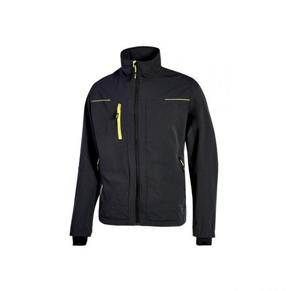 Giacca da Lavoro Stretch Multitasche U-Power Pluton Black Carbon PE178BC TAGLIA