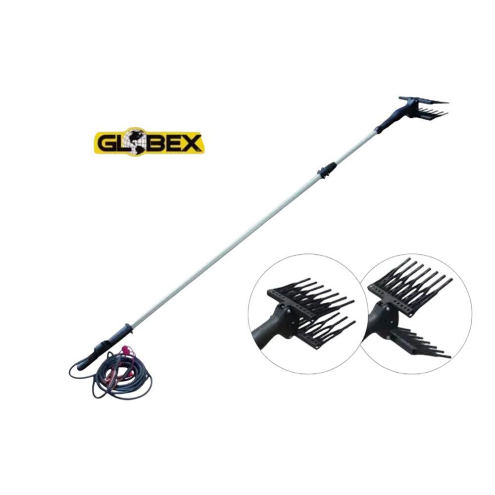 SCUOTIOLIVE SCUOTITORE OLIVE ABBACCHIATORE A BATTERIA 12V TELESCOPICO GLOBEX