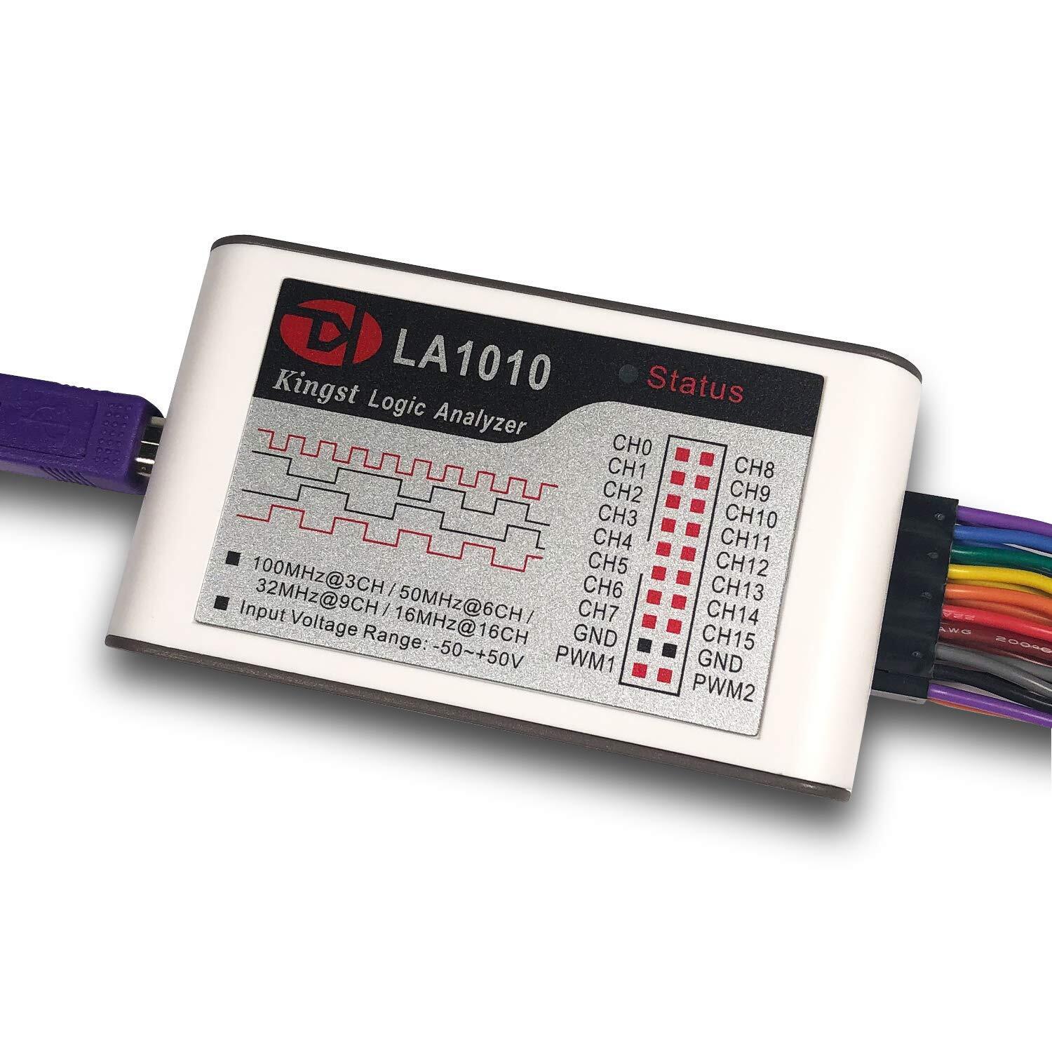 innomaker LA1010 USB Logic Analyzer 16 Input Channels 100MHz with The PC Soft...