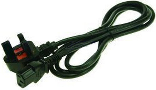 2-Power IEC C13 Lead with UK Plug Nero Accoppiatore C13