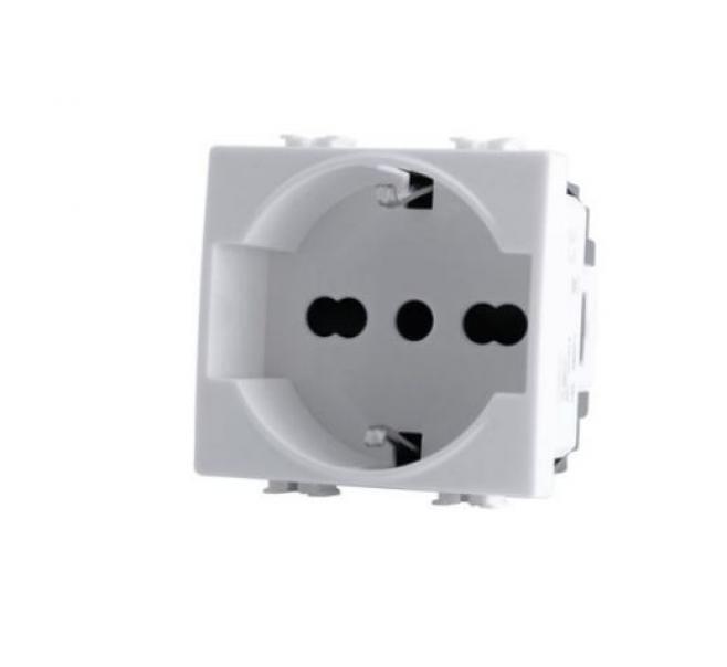 Presa schuko unel Joy compatibile con Bticino Matix AM5440/16 16A - 514B