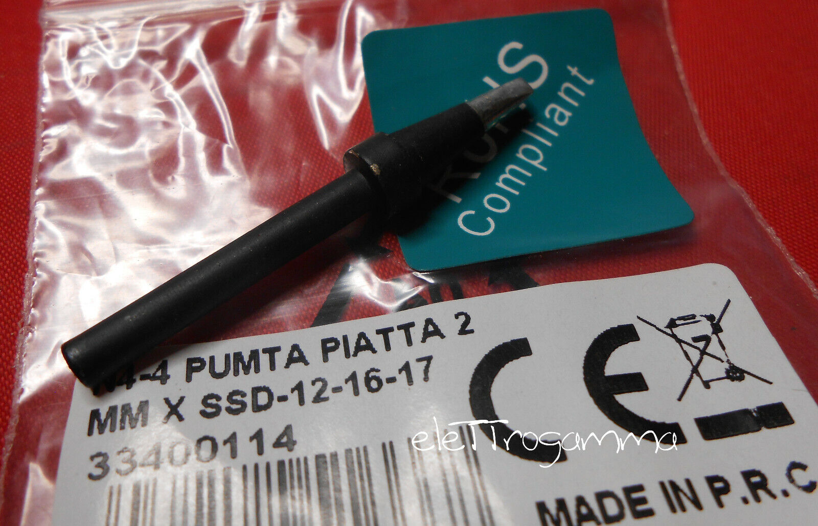 LAFAYETTE Punta saldante 2,0 mm per LAFAYETTE ssd-12 ssd-16 ssd-17