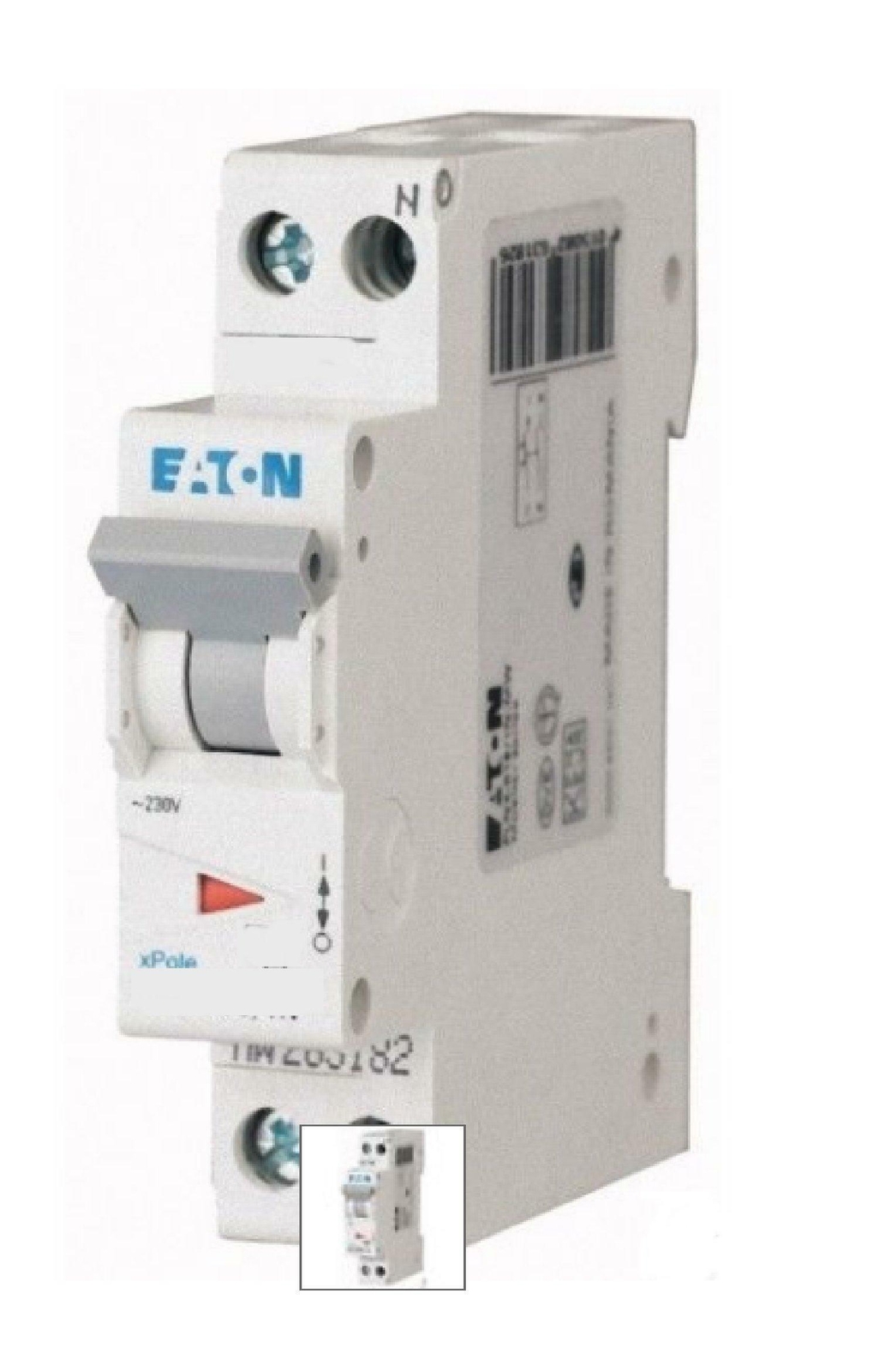 EATON FAZ-PN-C16/1N INTERRUTTORE MAGNETOTERMICO AUTOMATICO MODULARE  6KA 1N 1MOD