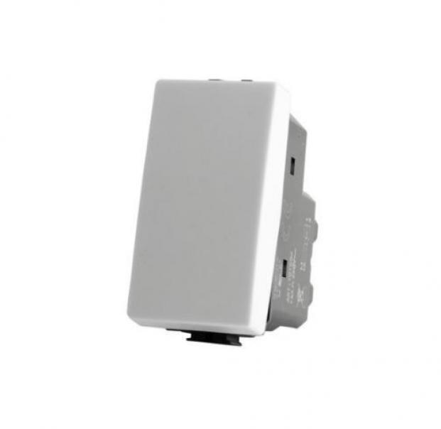 Pulsante unipolare Joy compatibile con Bticino Matix AM5005 10A - 505B