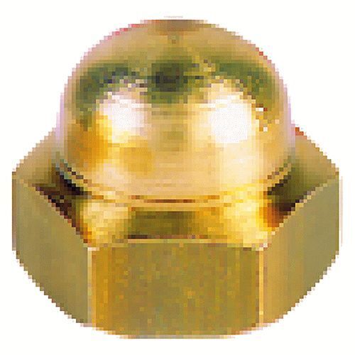 DADO CIECO ESAGONALE M 5 IN OTTONE  PZ 8