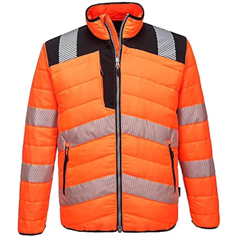 (TG. M) PW3 Hi-Vis Baffle Jacket - Color: OrBk - Talla: Medium - NUOVO