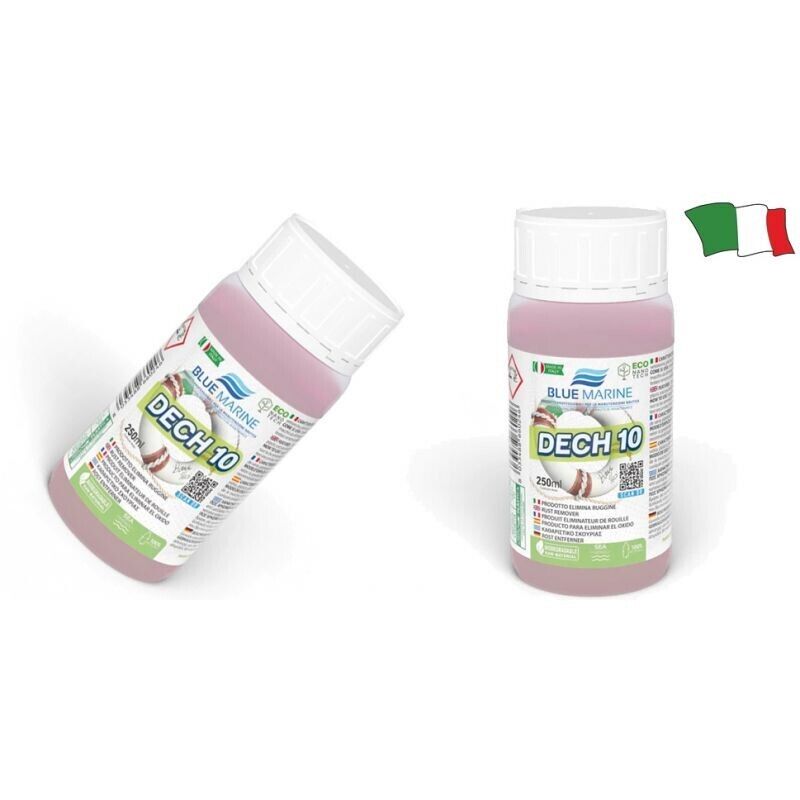 DECH 10 BLUE MARINE -ELIMINA RUGGINE UNIVERSALE MARINO VTR TESSUTI E SKY ML. 250
