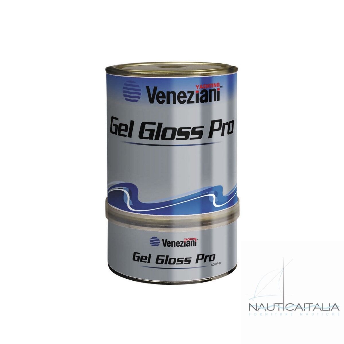 VENEZIANI GEL GLOSS PRO ML.750 BIANCO - SMALTO NAUTICO POLIURETANI BICOMPONENTE