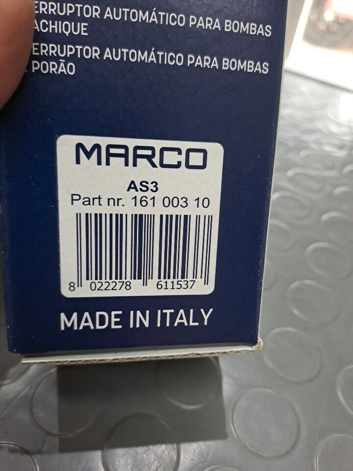 TROMBA ELETTRICA BIANCA MARCO SHARK SK1 12V PER BARCA GOMMONE