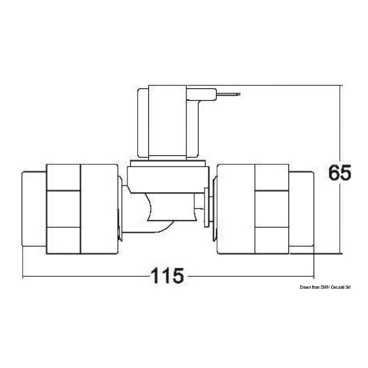 Tecma Elettrovalvola plastica 24 V 50.226.66