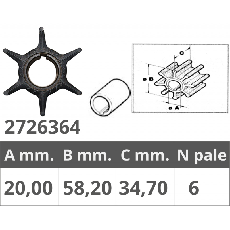 Finnord Girante Yamaha/Selva 4T 80-100 Hp 500364