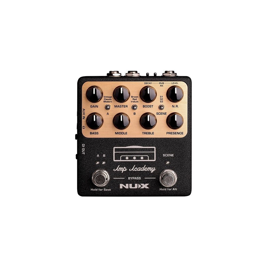 NUX AMP ACADEMY NGS-6 STOMP BOX AMP MODELER