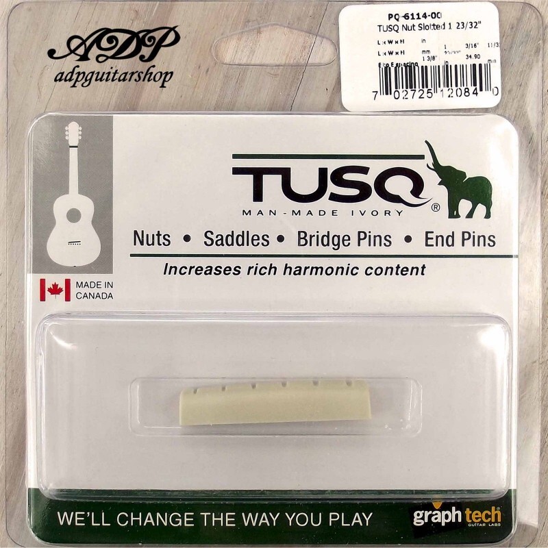 Capotasto Graph Tech Tusq PQ-6114-00 Acustica Slotted Nut 43.3x 4.95mm
