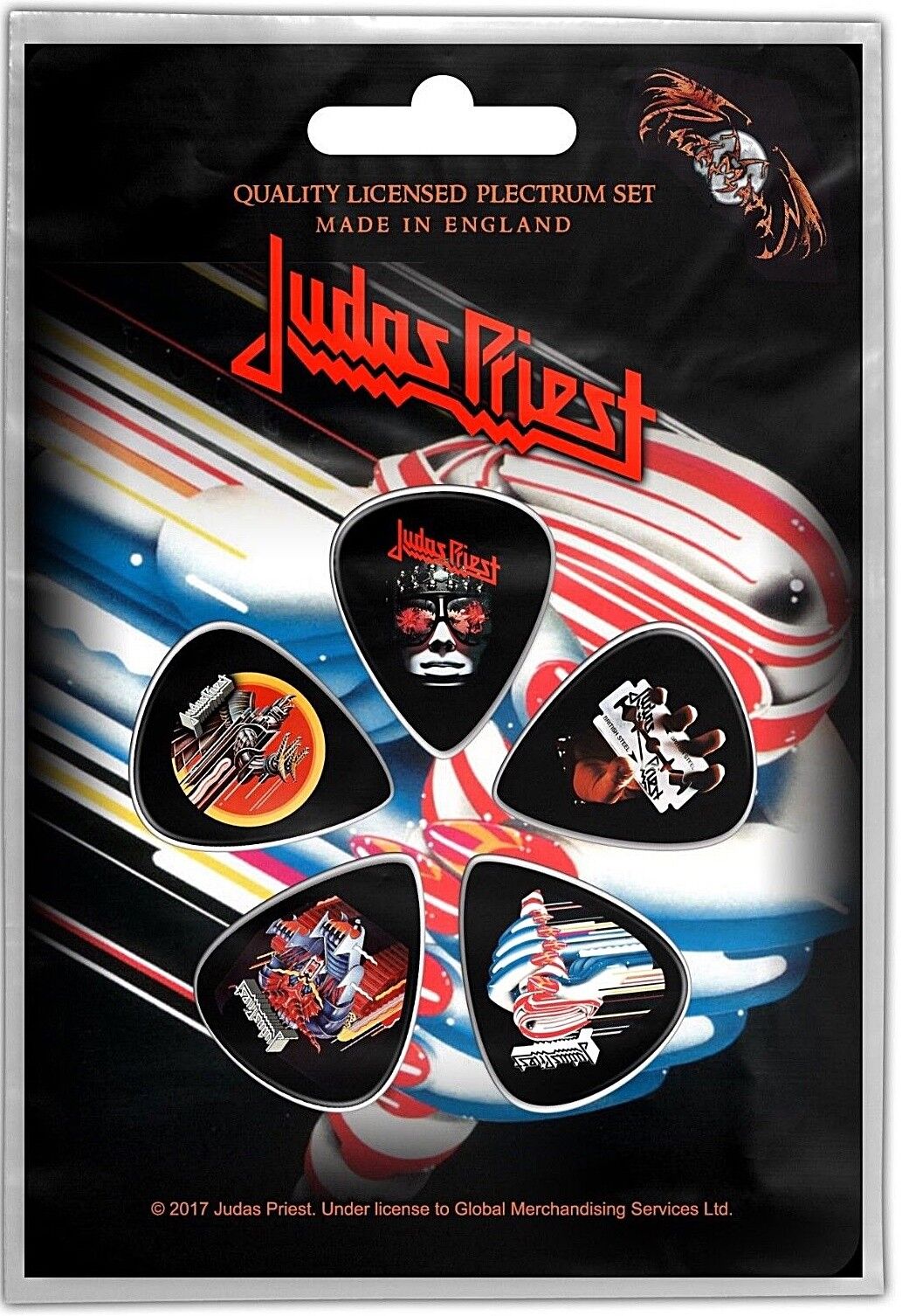 Judas Priest Album Cover 5 Plettro Confezione (RZ)