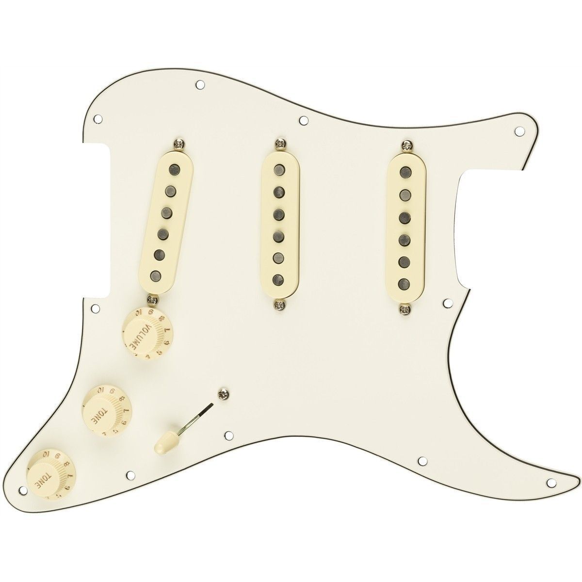 Mascherina Fender Pre-Wired Strat Custom Shop Custom '69 SSS Parchment 099234150