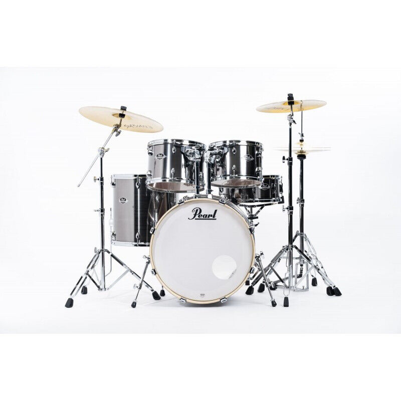 Pearl Export EXX725BR/C21 Standard Smokey Chrome Batteria Acustica con 3 Piat...