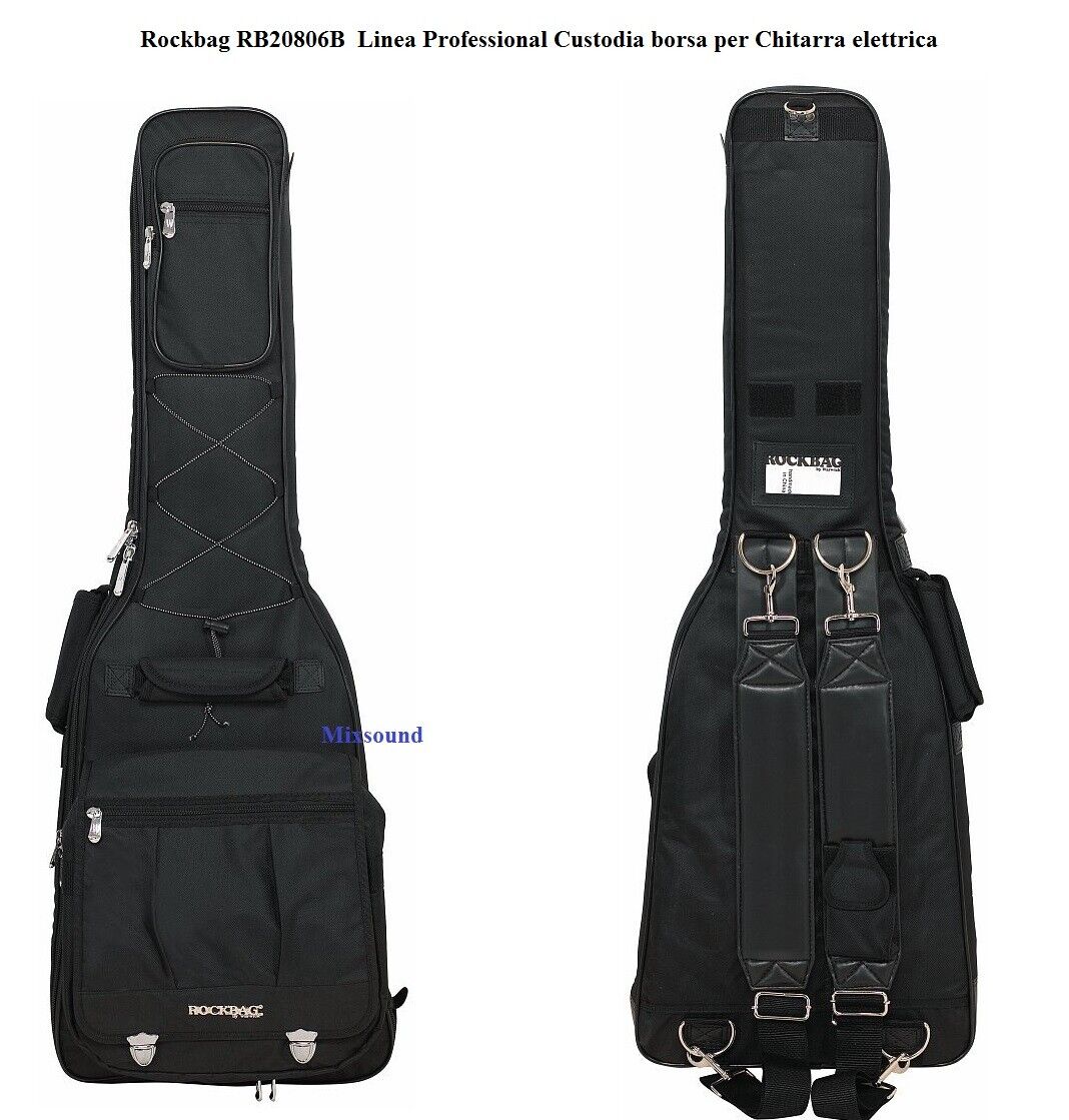 ROCKBAG RB20806B Custodia Borsa Professionale Gig Bag per Chitarra elettrica