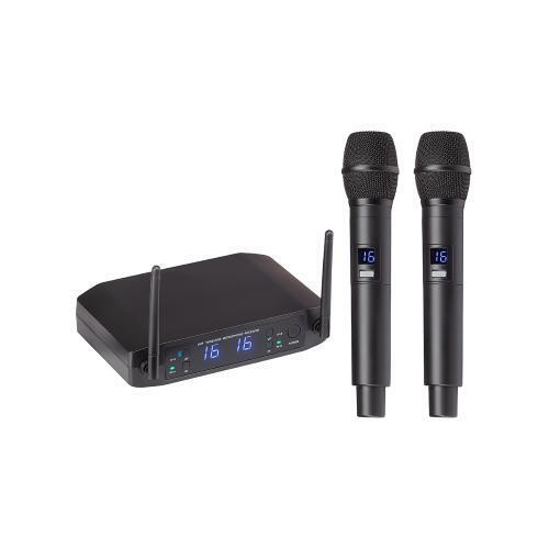 SOUNDSATION WF-U216HH Radiomicrofono Doppio UHF con 16+16 Canali e due microfoni