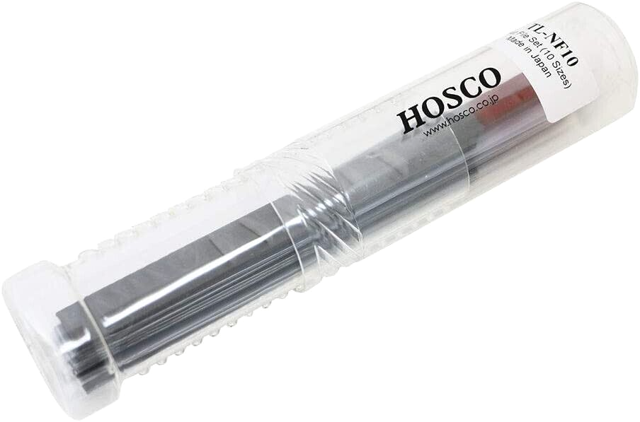 HOSCO TL-NF10 Luthiers Tools Nut Files set di 10 per chitarra dal Giappone