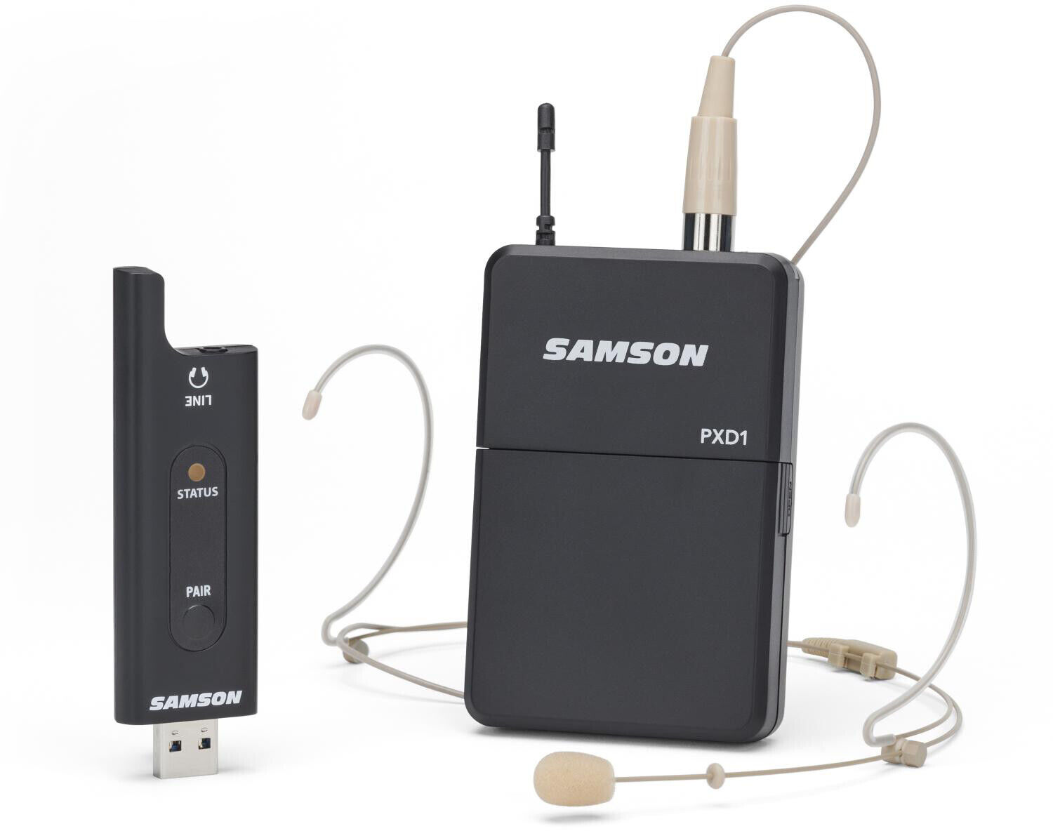 Samson Trasmettitore microfono auricolare a batterie stilo AA Samson-SWXPD2BDE5