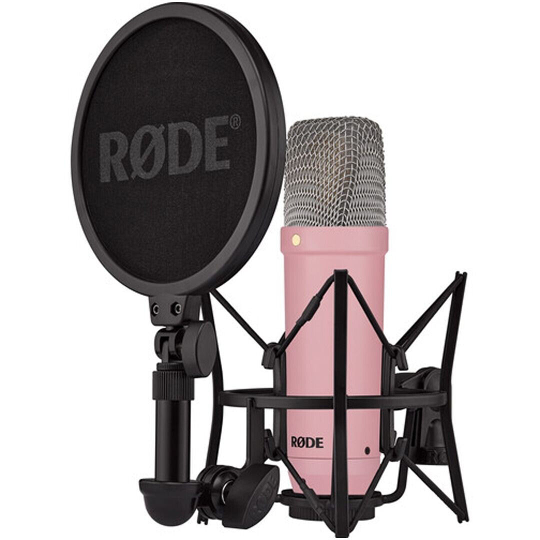 RODE NT1a Signature Series Pink MICROFONO A CONDENSATORE A DIAFRAMMA LARGO