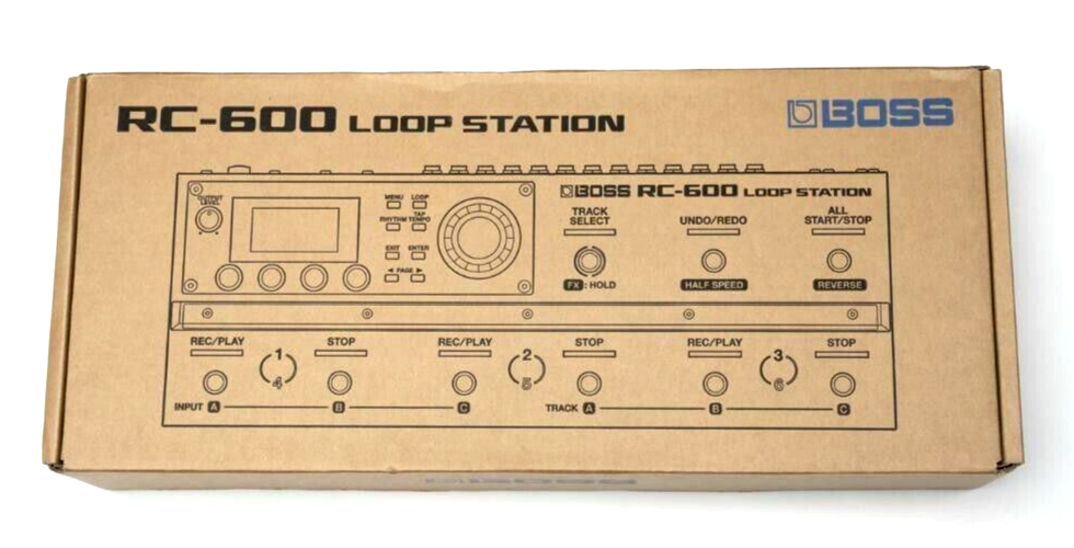 BOSS RC-600 Loop Station Looper Sequencer Pedale per chitarra elettrica effet...