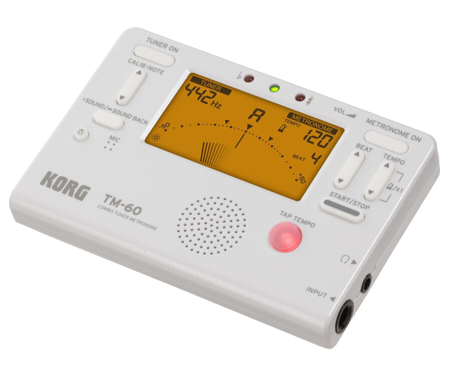 Korg TM-60 Accordatore Metronomo Digitale da Tavolo Combo Tuner Metronome