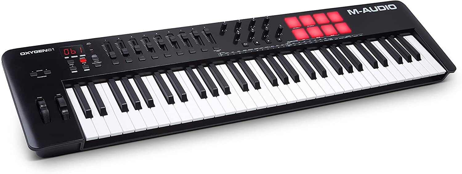 M-AUDIO OXYGEN 61 5th gen controller keyboard 61 tasti USB MIDI x PC Mac