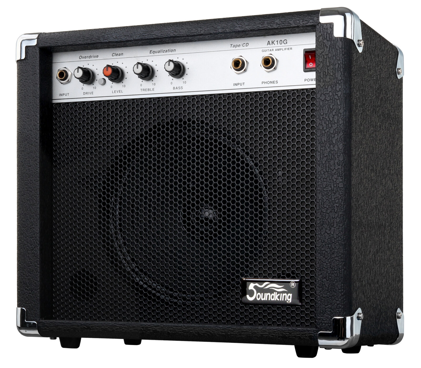 Amplificatore Chitarra con Effetto Distorsore Combo Overdrive Ampli AUX CD 30 W