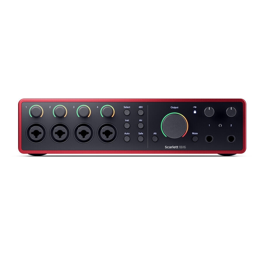 FOCUSRITE Scarlett 18i16 4th Gen SCHEDA AUDIO USB C - 8 IN 4 OUT