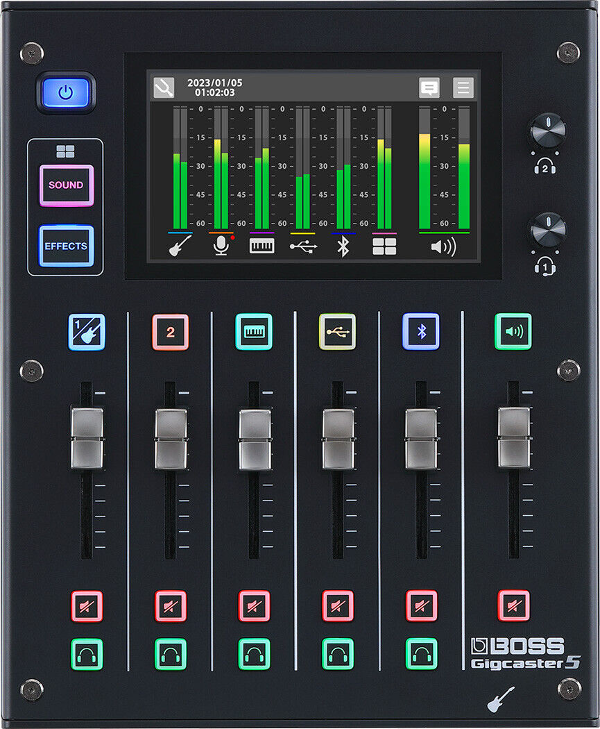 BOSS Gigcaster GCS-5 Mixer 5 Canali per podcast