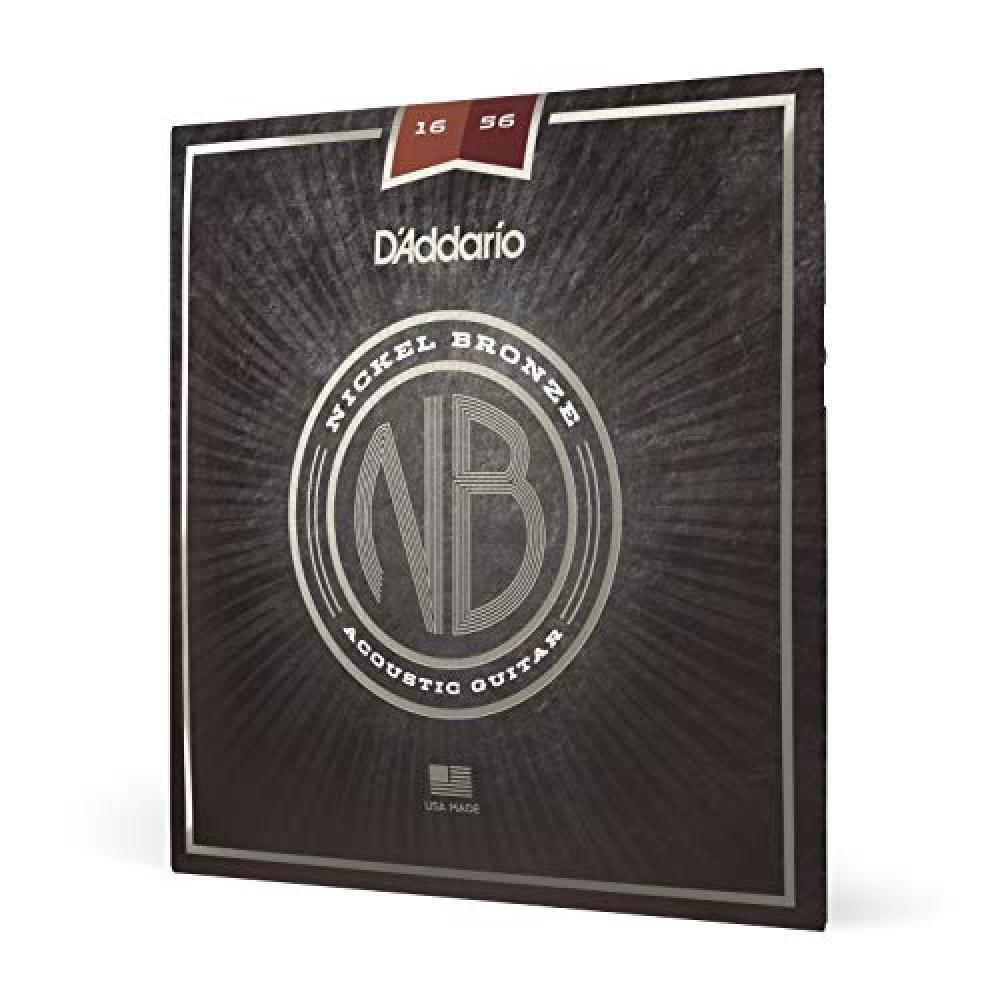 D'Addario NB1656 Resophonic Corde per Chitarra Acustica - NUOVO