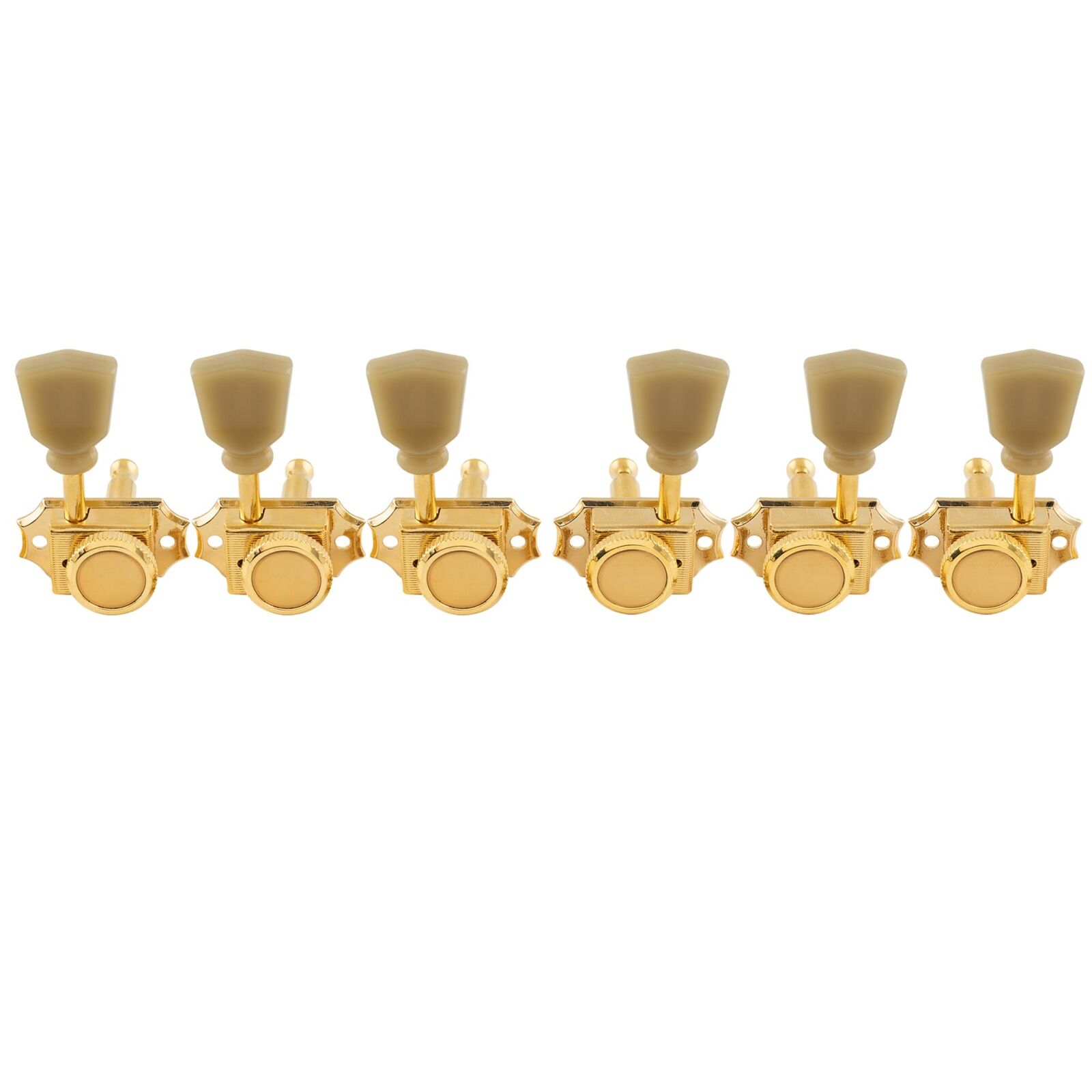 Musiclily Pro Gold Vintage 3L3R Locking Tuning Pegs Machine For Les Paul Guitar
