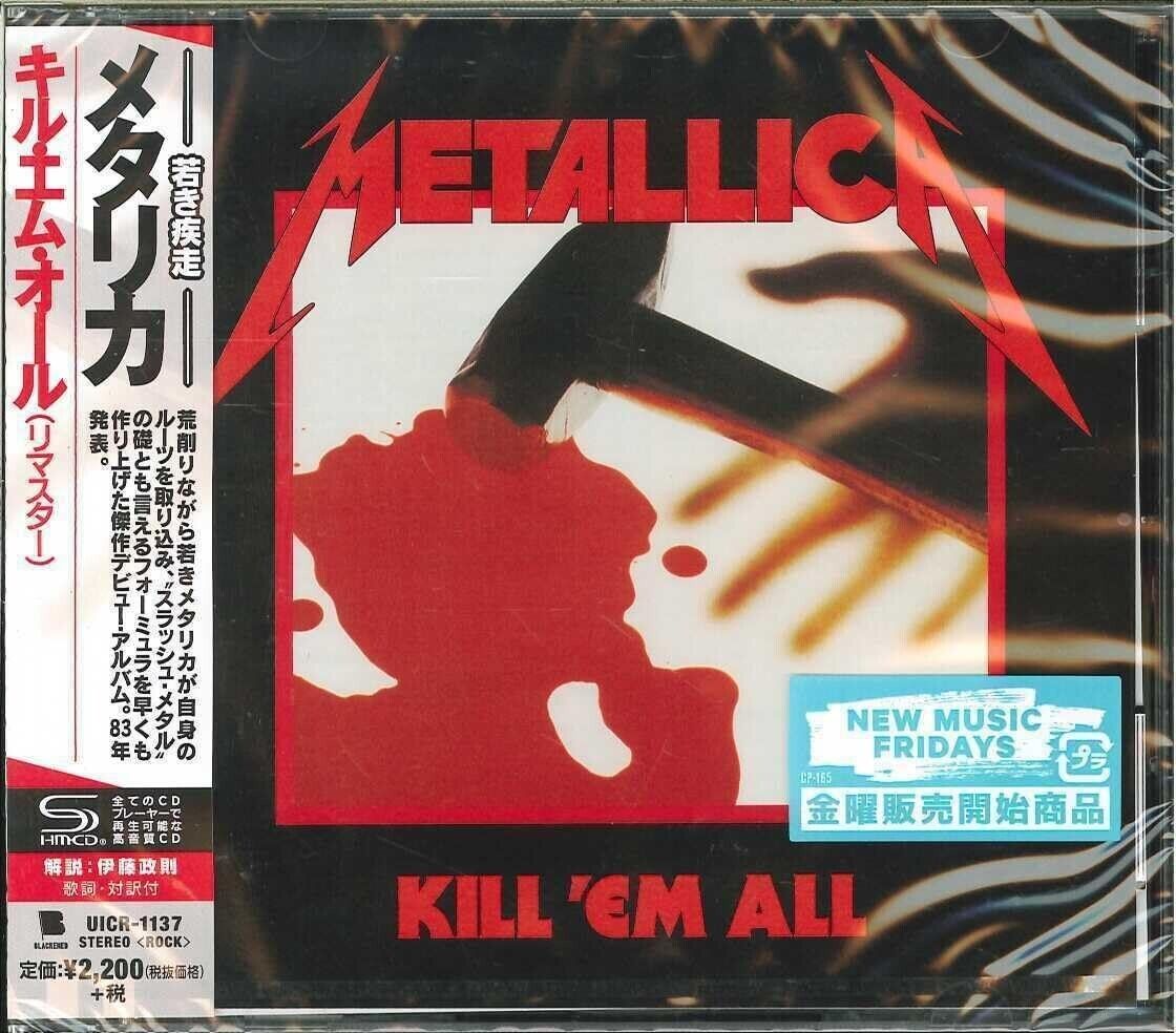 METALLICA-KILL 'EM ALL [2016 Remastered]-JAPAN SHM-CD Nuovo