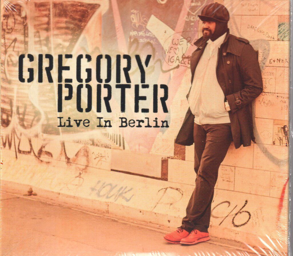 GREGORY PORTER LIVE IN BERLIN CD/DVD 2 X CD and 1 X DVD in multi-fold card sleev