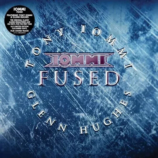 TONY IOMMI - GLEEN HUGHES - FUSED – BLUE – 2 LP