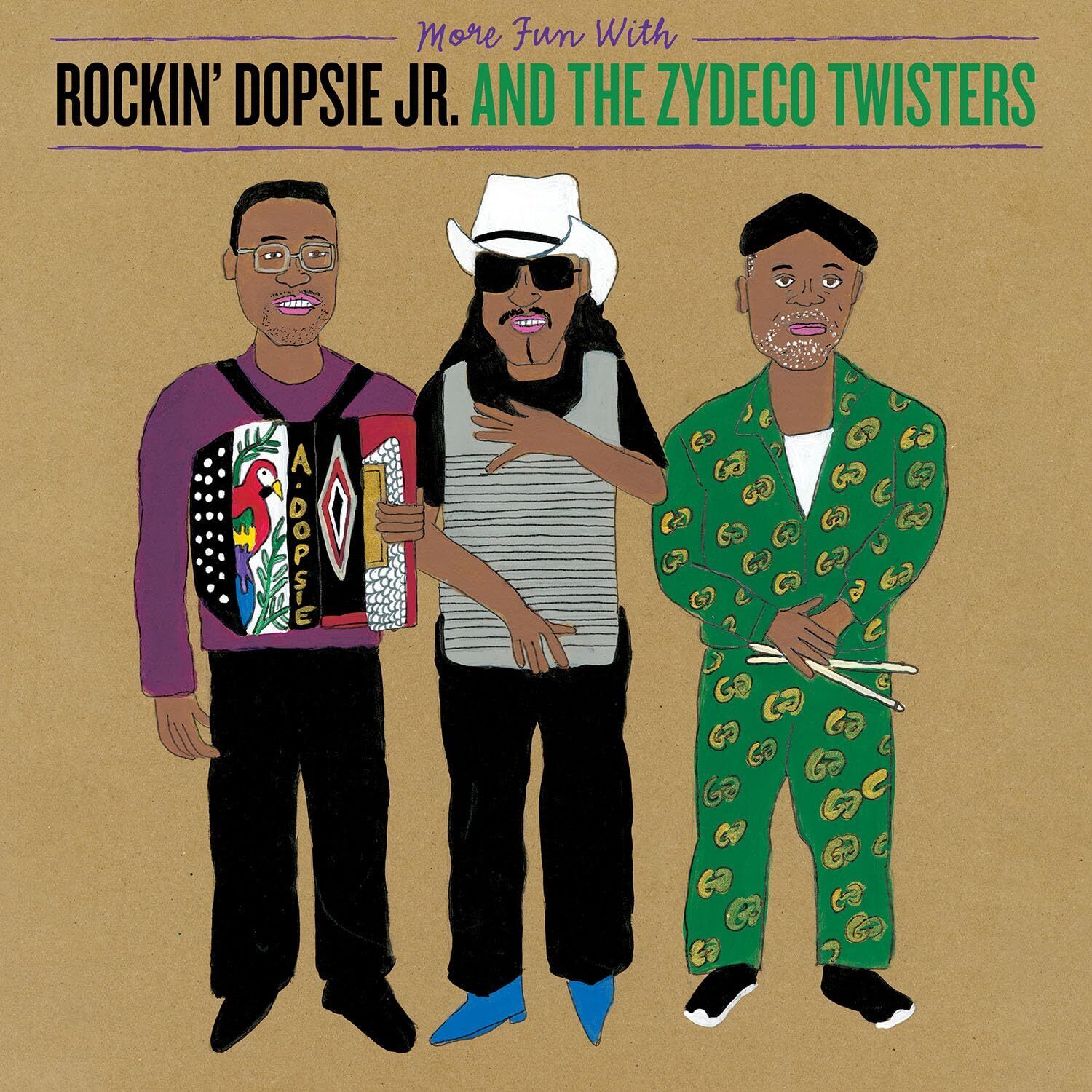 Rockin' Dopsie Jr. & The Z More Fun With Rockin' Dopsie, Jr. & The Z (Vinyl LP)
