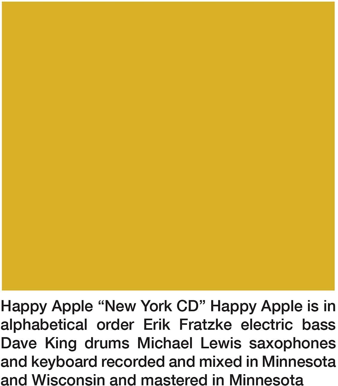 Happy Apple New York CD NUOVO