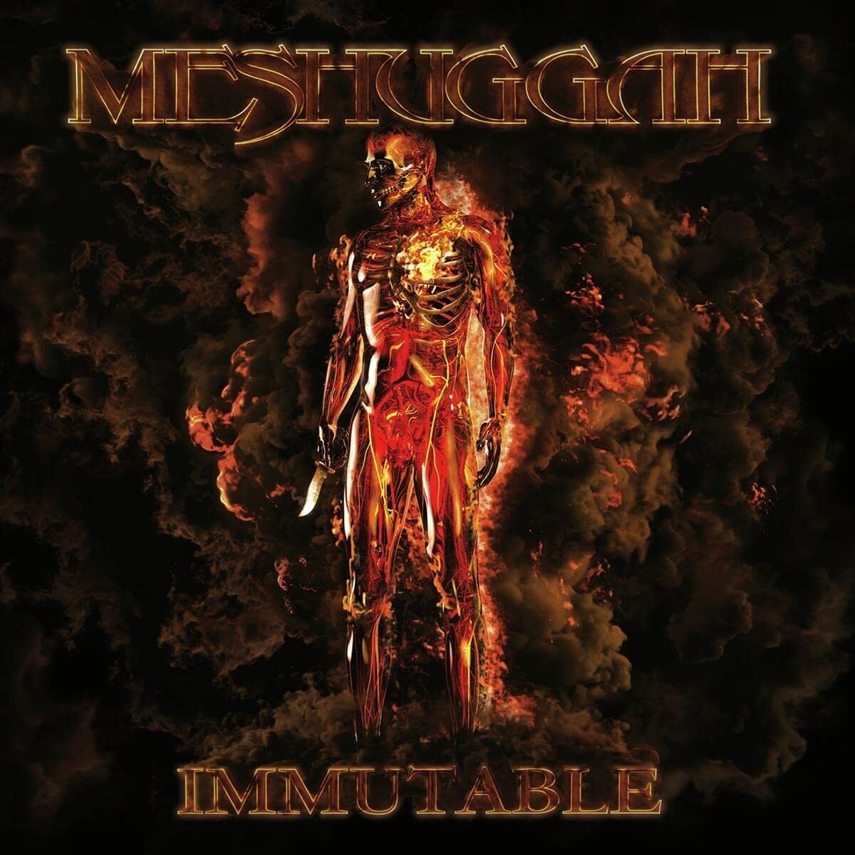 Meshuggah Immutable White/Blue Marbled (Vinyl LP)
