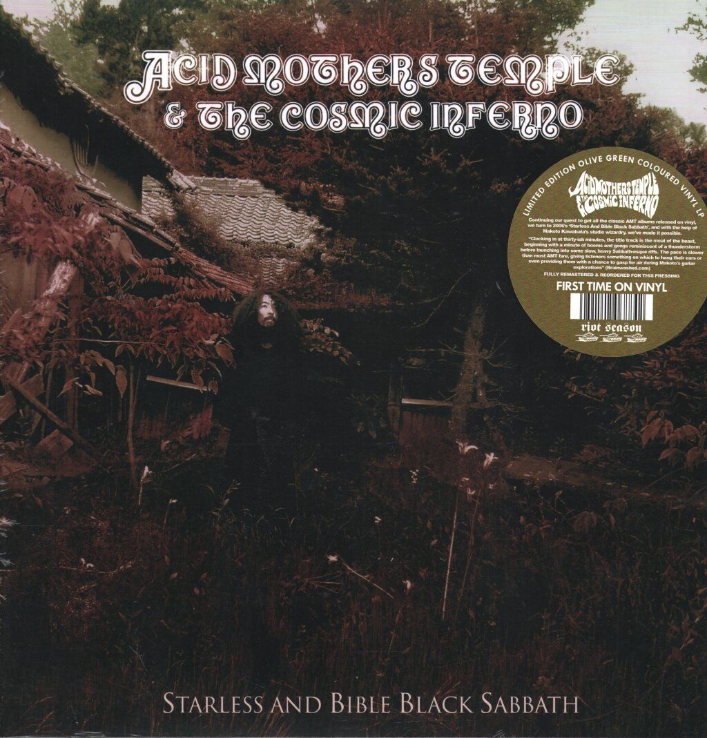 ACID MOTHERS TEMPLE & THE COSMIC INFERNO STARLESS AND BIBLE BLACK SABBATH LP VIN