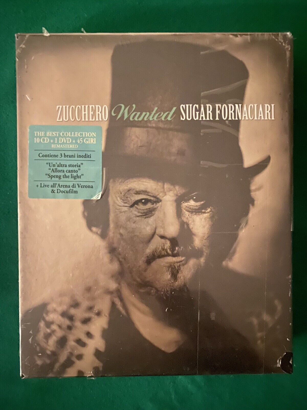 ZUCCHERO  - Wanted  - 10 CD / 1 DVD /  45 rpm - DELUXE BOX NEW SEALED