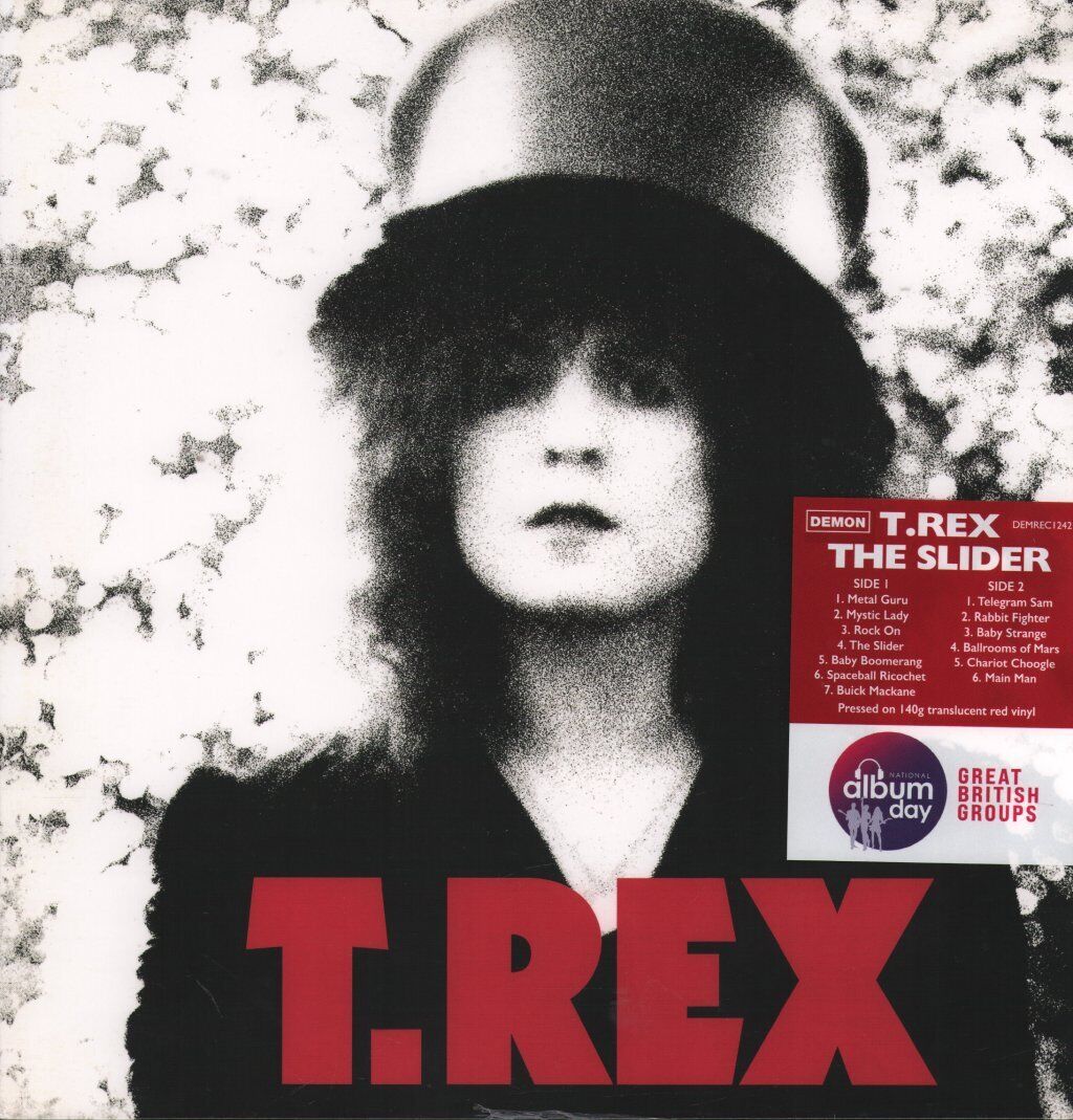 T. Rex Slider (National Album Day 2024) LP vinyl Europe Demon 2024 Limited 140g